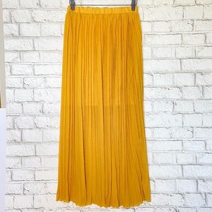 Orange Ankle Length Skirt Size Medium